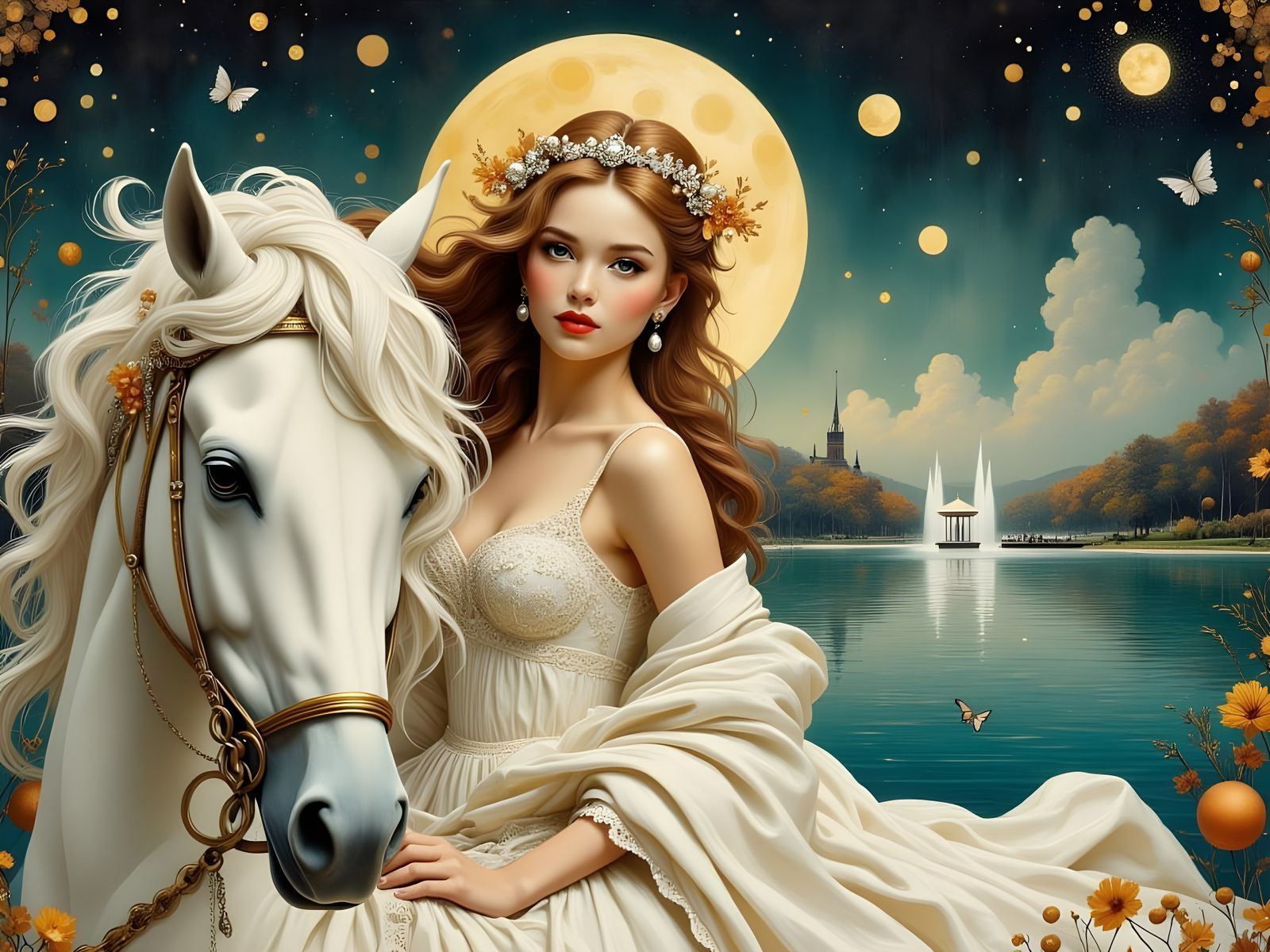 Ethereal Romanticism in Central Park