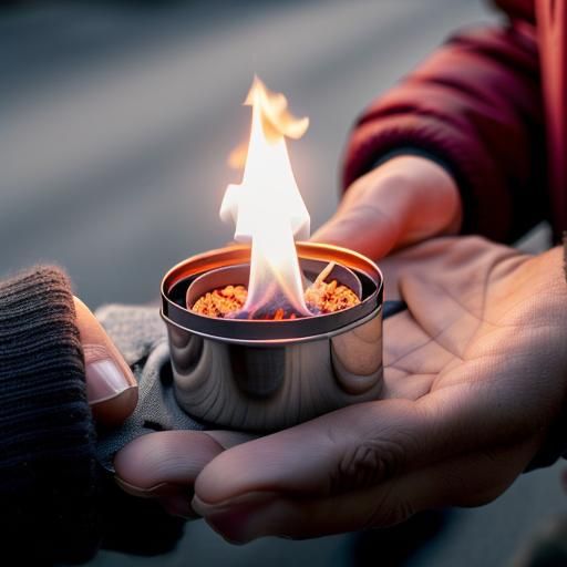 Zippo Lighter Shelter: Concept Art in 8K