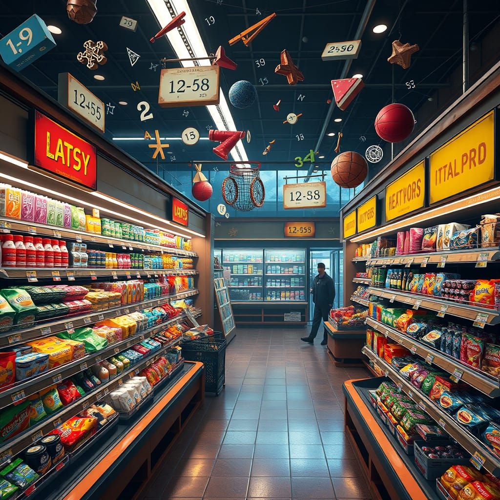 Fantastical Grocery Store Aesthetic in Deep Color
