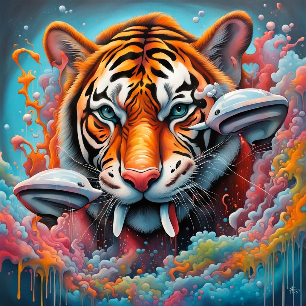 Man's Love: Dolphins, Tigers, and Helicopters in Graffiti Ar...