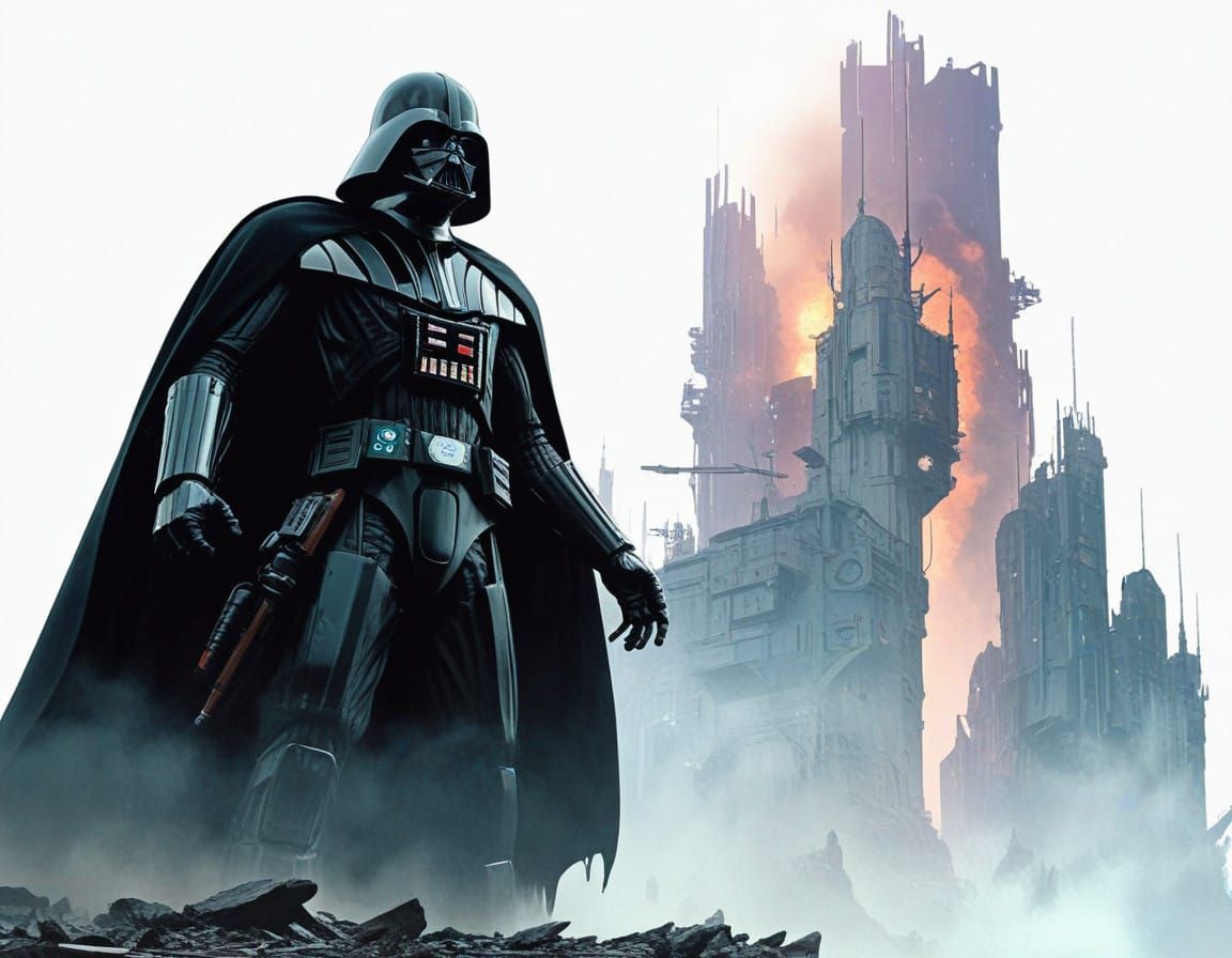 Darth Vader's Resilience in a Futuristic Dystopia