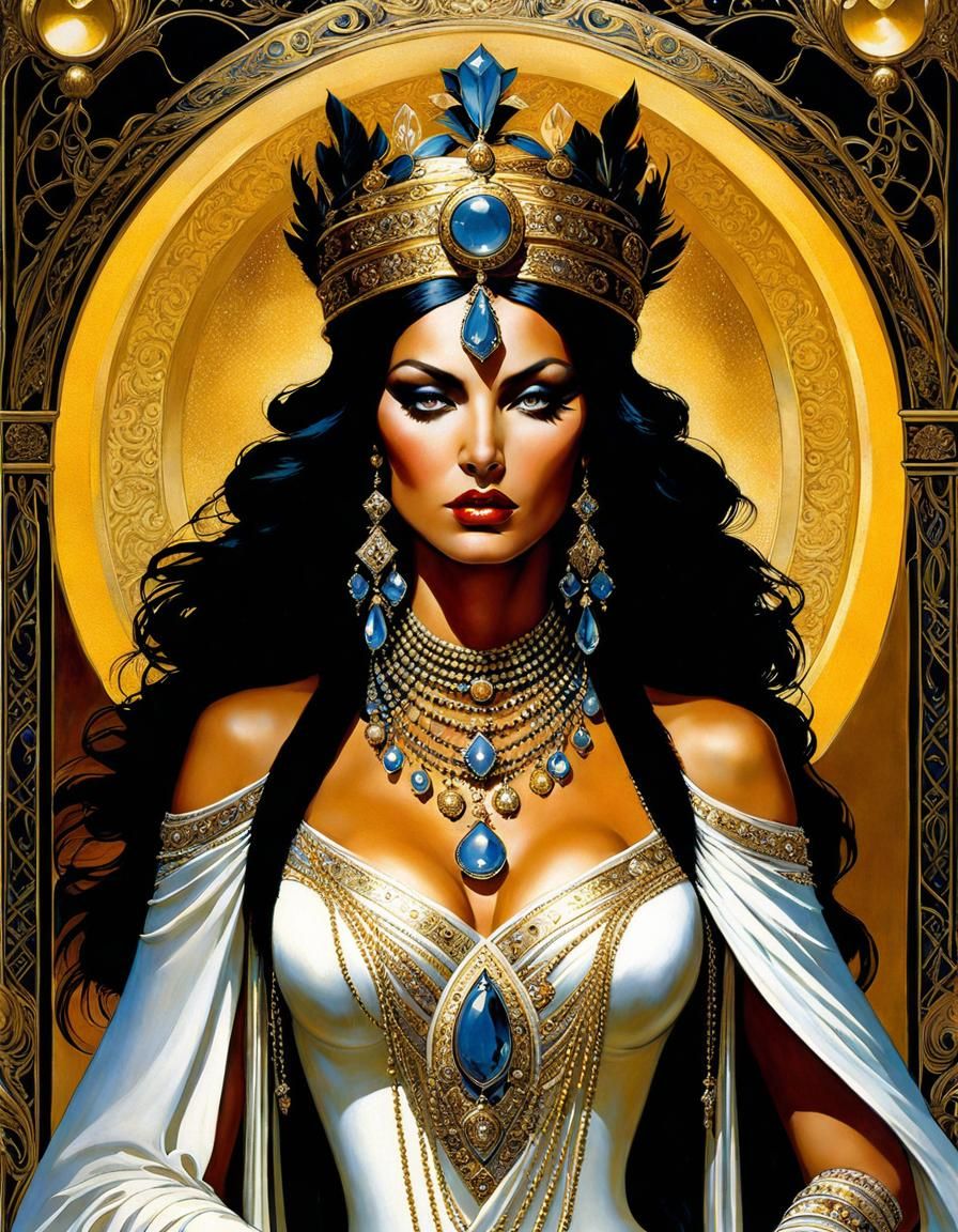 The Empress Tarot Card Illustration