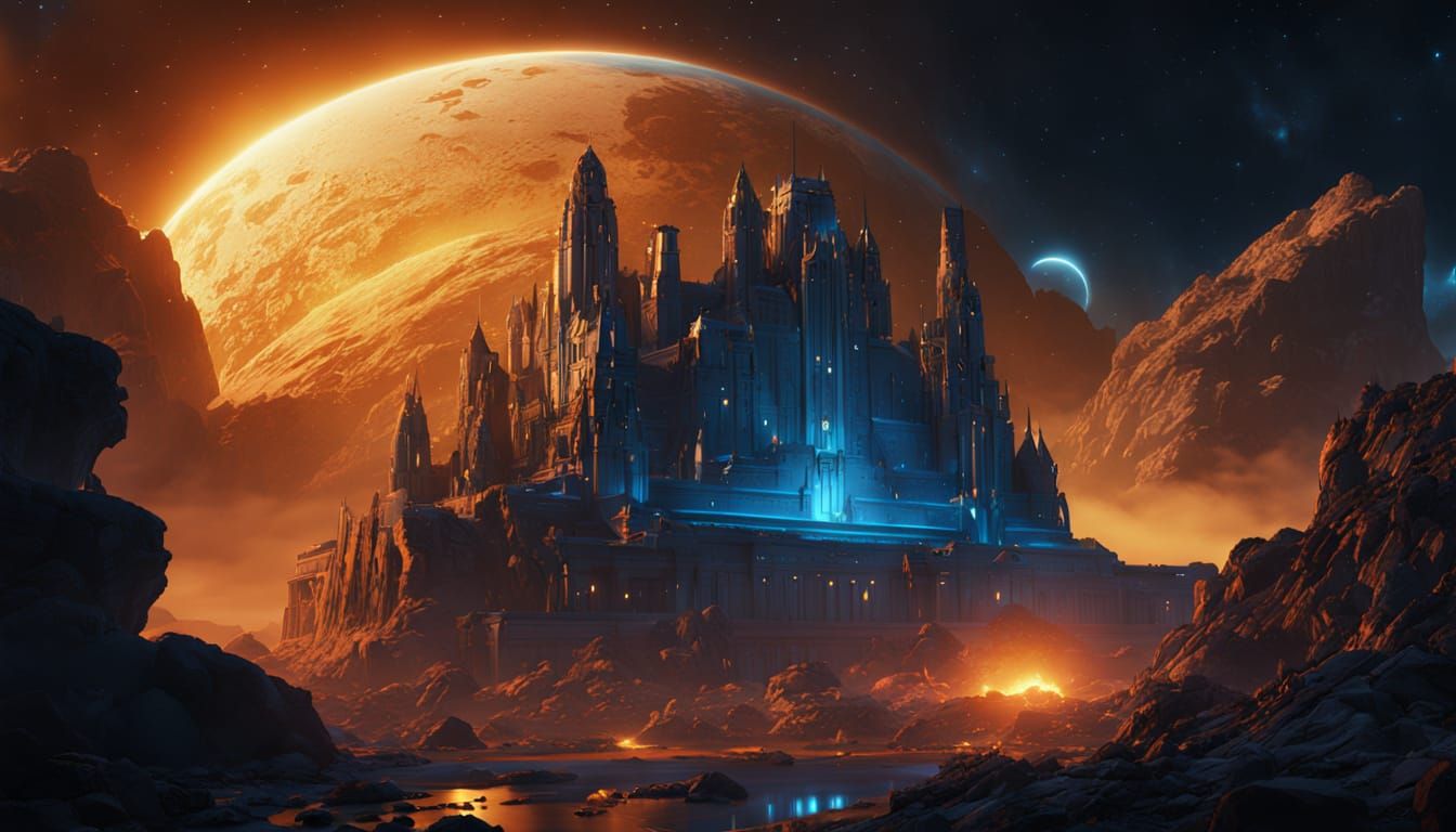 Imperial Credit Payment in Space, Digital Art