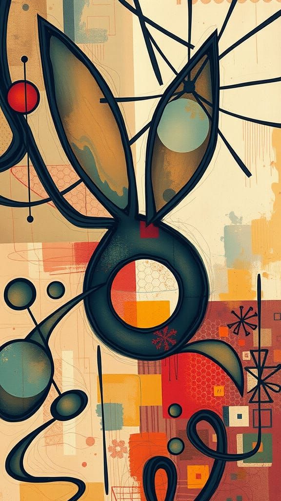 Vibrant Swirling Patterns in Abstract Art