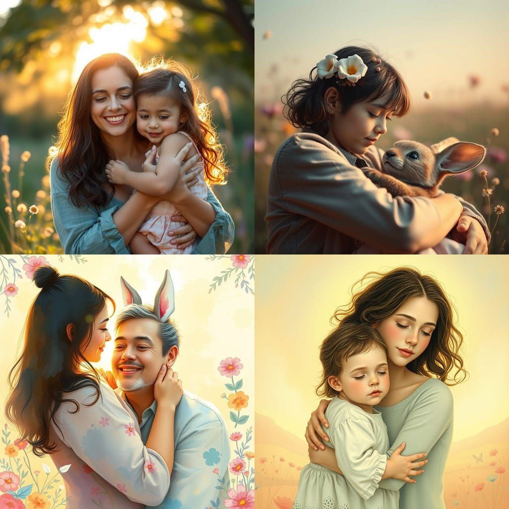 Embracing Inner Peace: Adult Comforts Inner Child