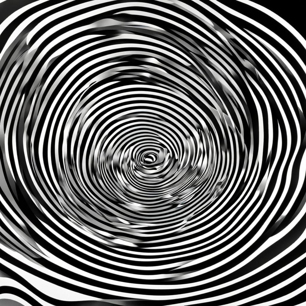 Hypnotic Optical Art with Geometric Patterns