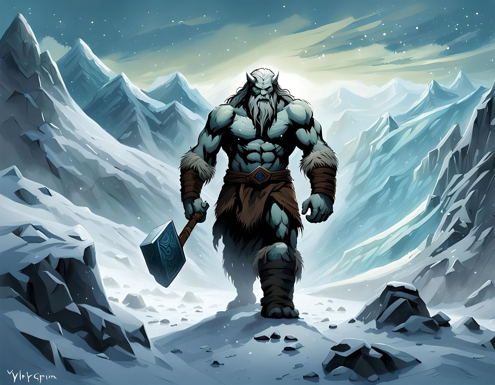 Ymir and Fjörgyn: Norse Mythology Giants