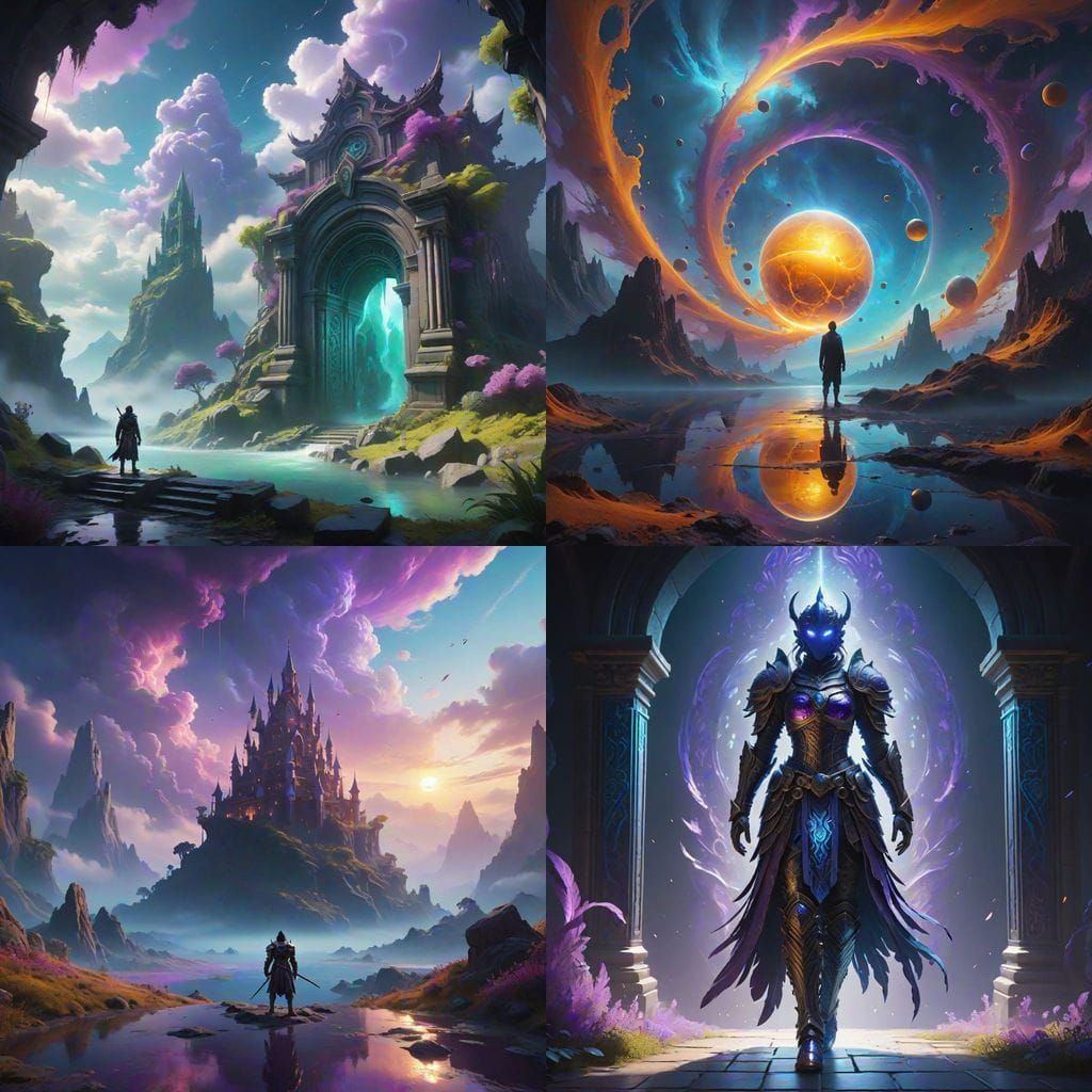 Ethereal Fantasy Realm Unveiled in Stunning 8K Detail