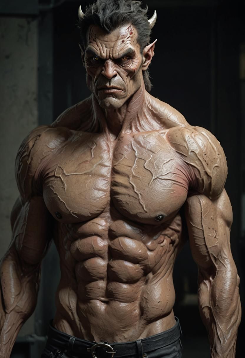 Humanoid Monster with Beautiful Face