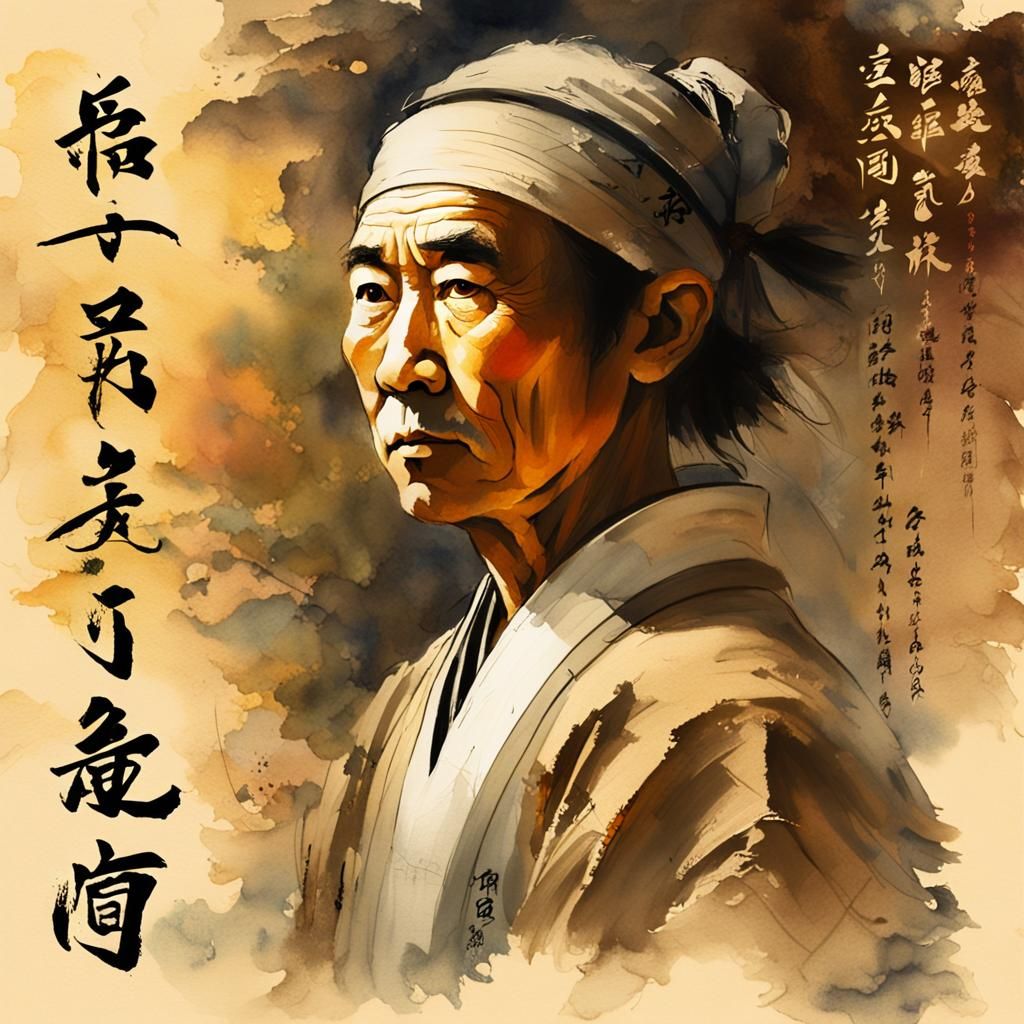 Mysterious Samaria Warrior in Warm Golden Light