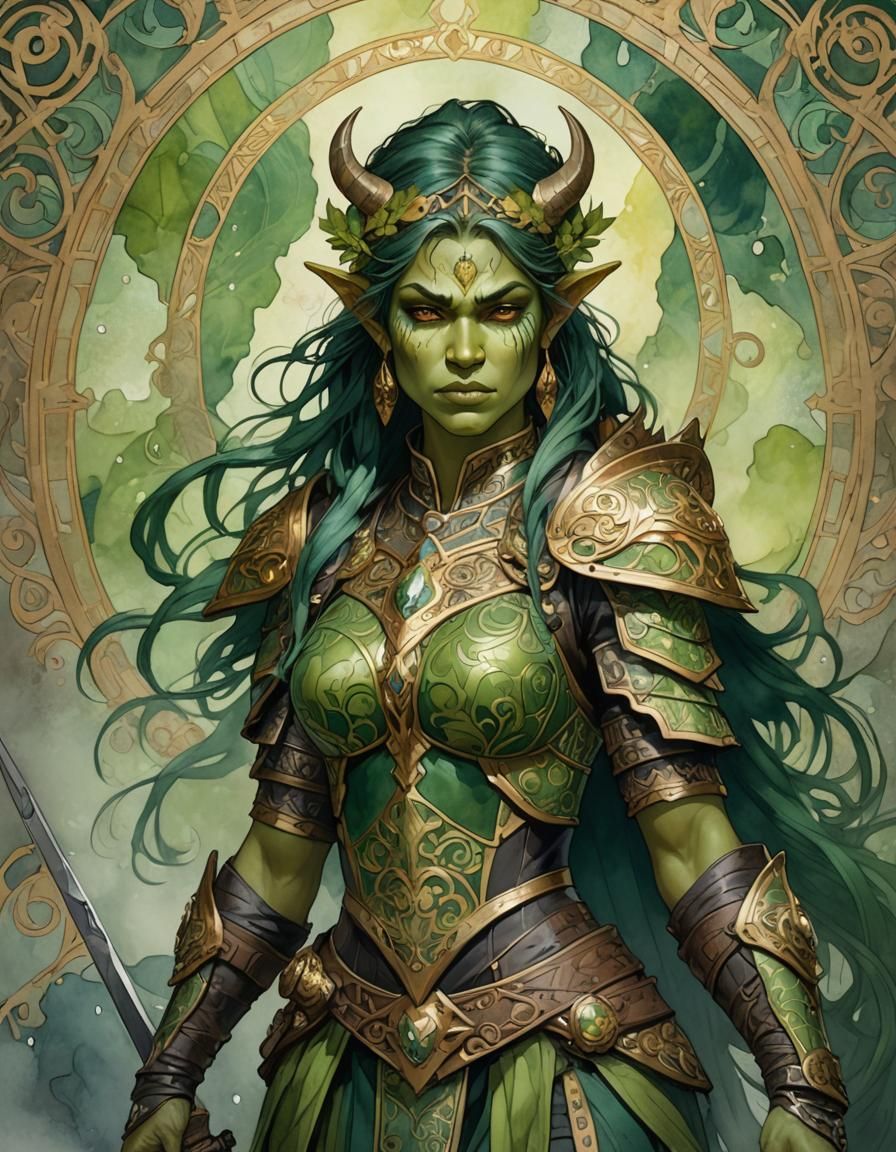 Art Nouveau orc version