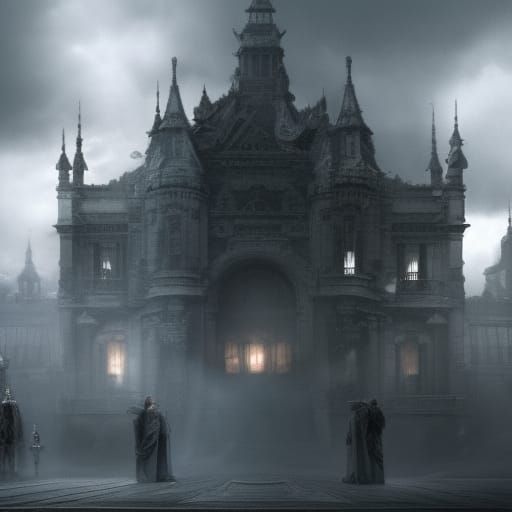 Ethereal Ghost in Dramatic Digital Painting