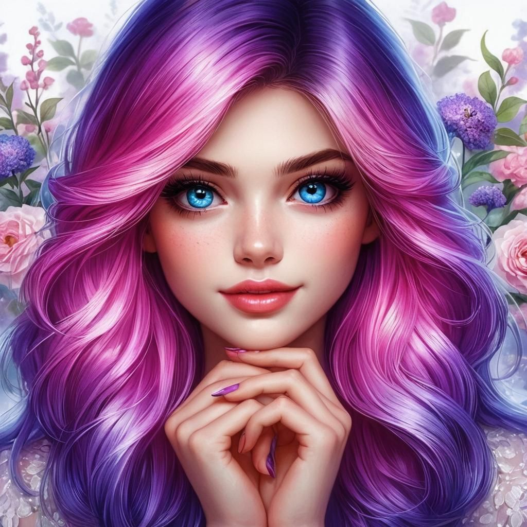 Abstract Beauty Generated by AI