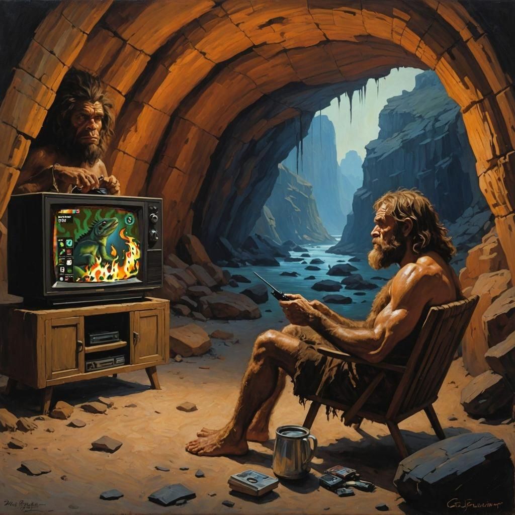 Gecko in Oil Painting Announces Geico Savings