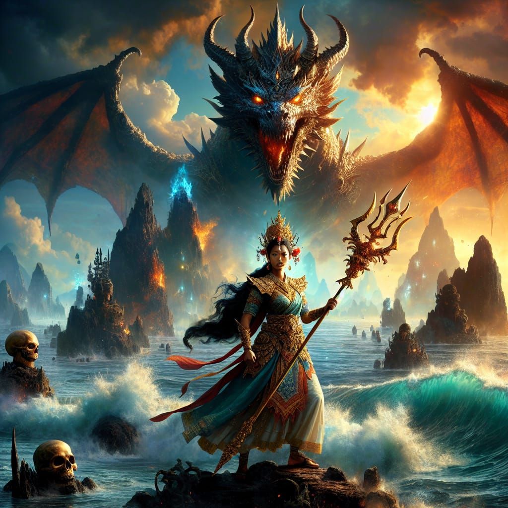 Warrior Queen and Dragon Protector of Skull Island