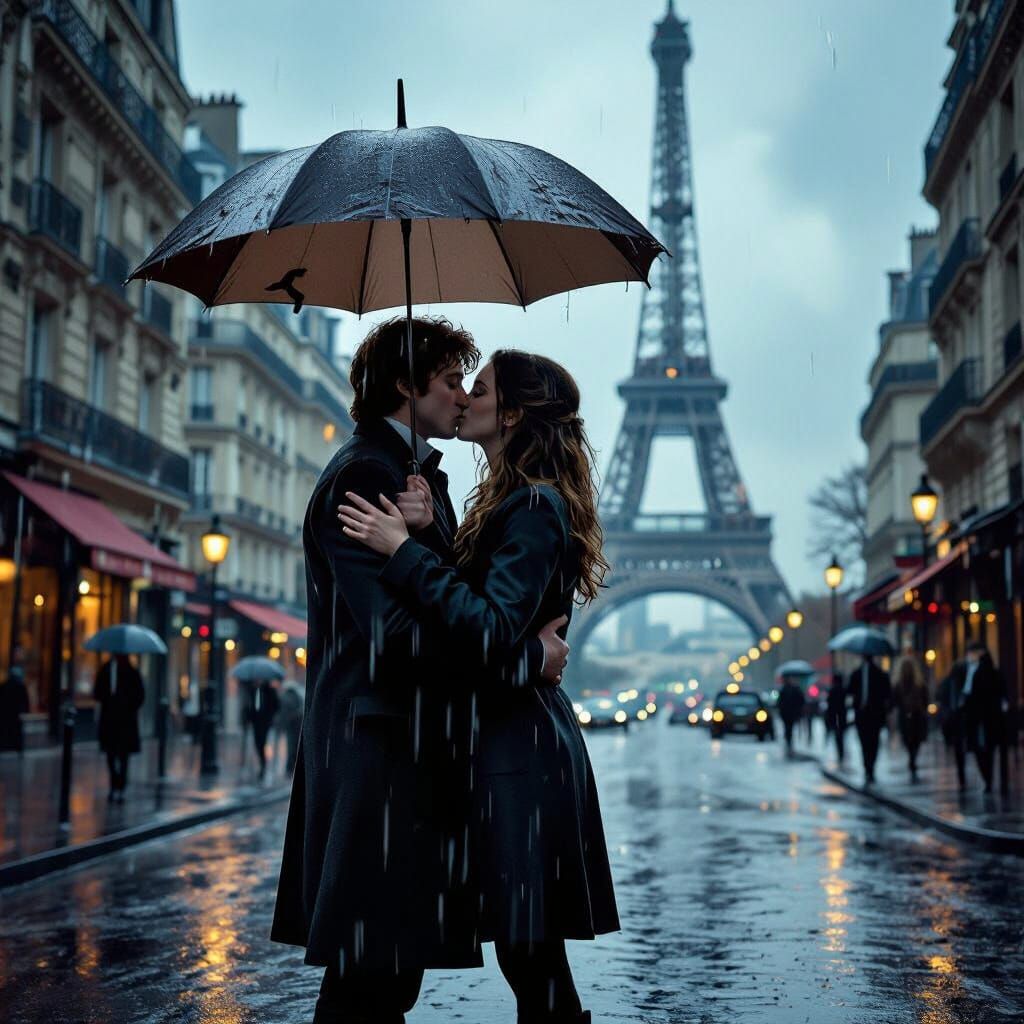 Weasley and Granger Kiss in Paris, Salvador Dali Style