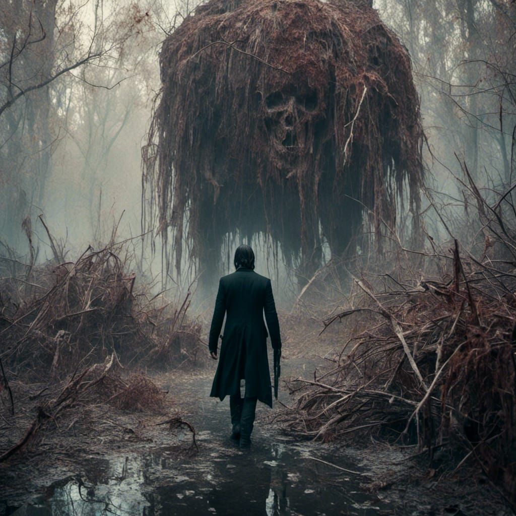 Macabre Portrait of John Wick