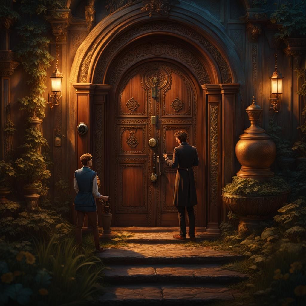 Waiting to Enter the Door to the New Year