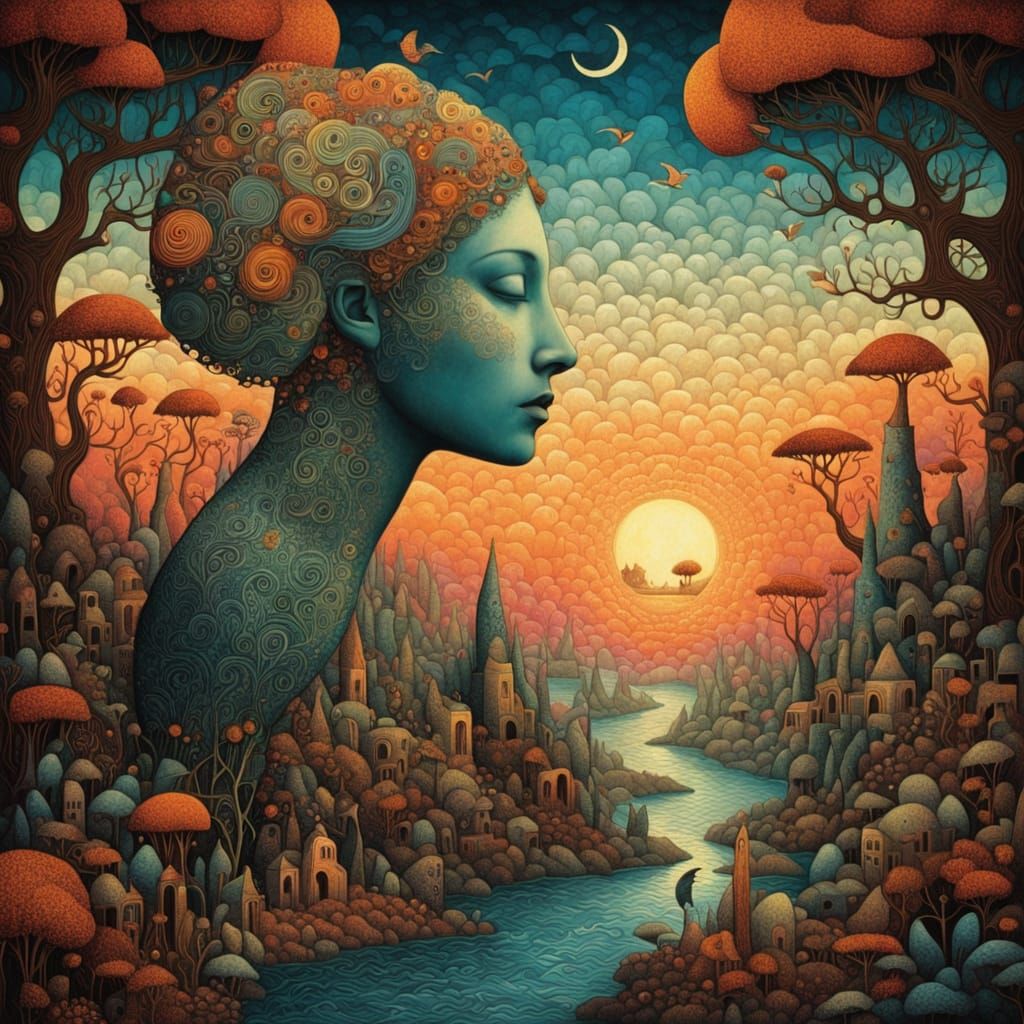 Mystical Spirits in Musical Labyrinth: Expressionist Surreal...