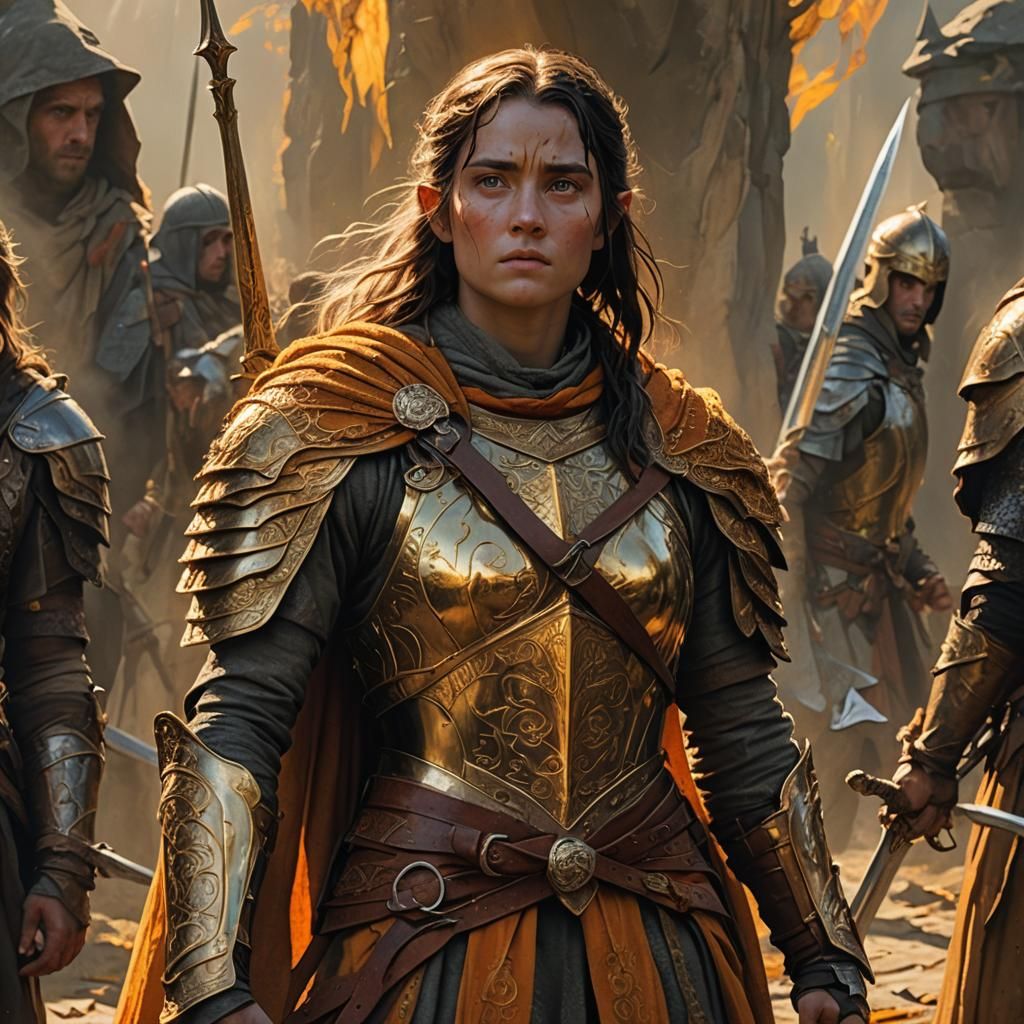 Lord of the Rings Warrior Ready for Battle