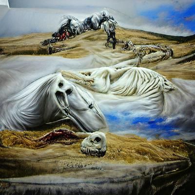 Minimalist Black and White Death Symbol