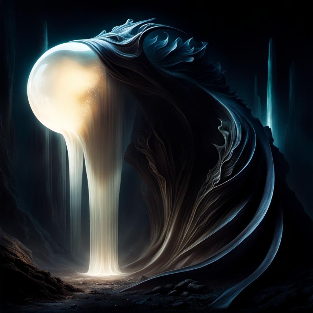 Surreal Luminous Creature Juxtaposes Hope and Despair