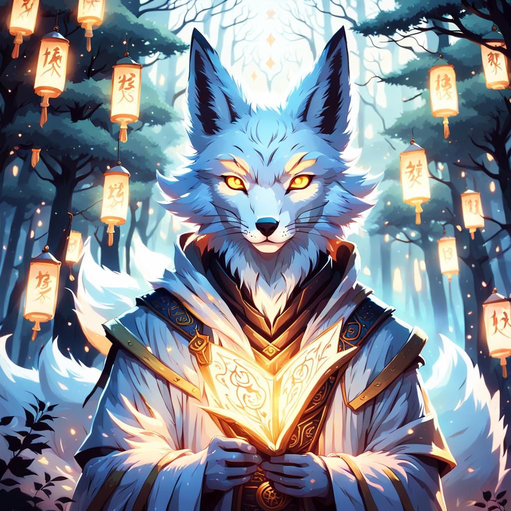 Kitsune Cleric in Misty Forest Temple