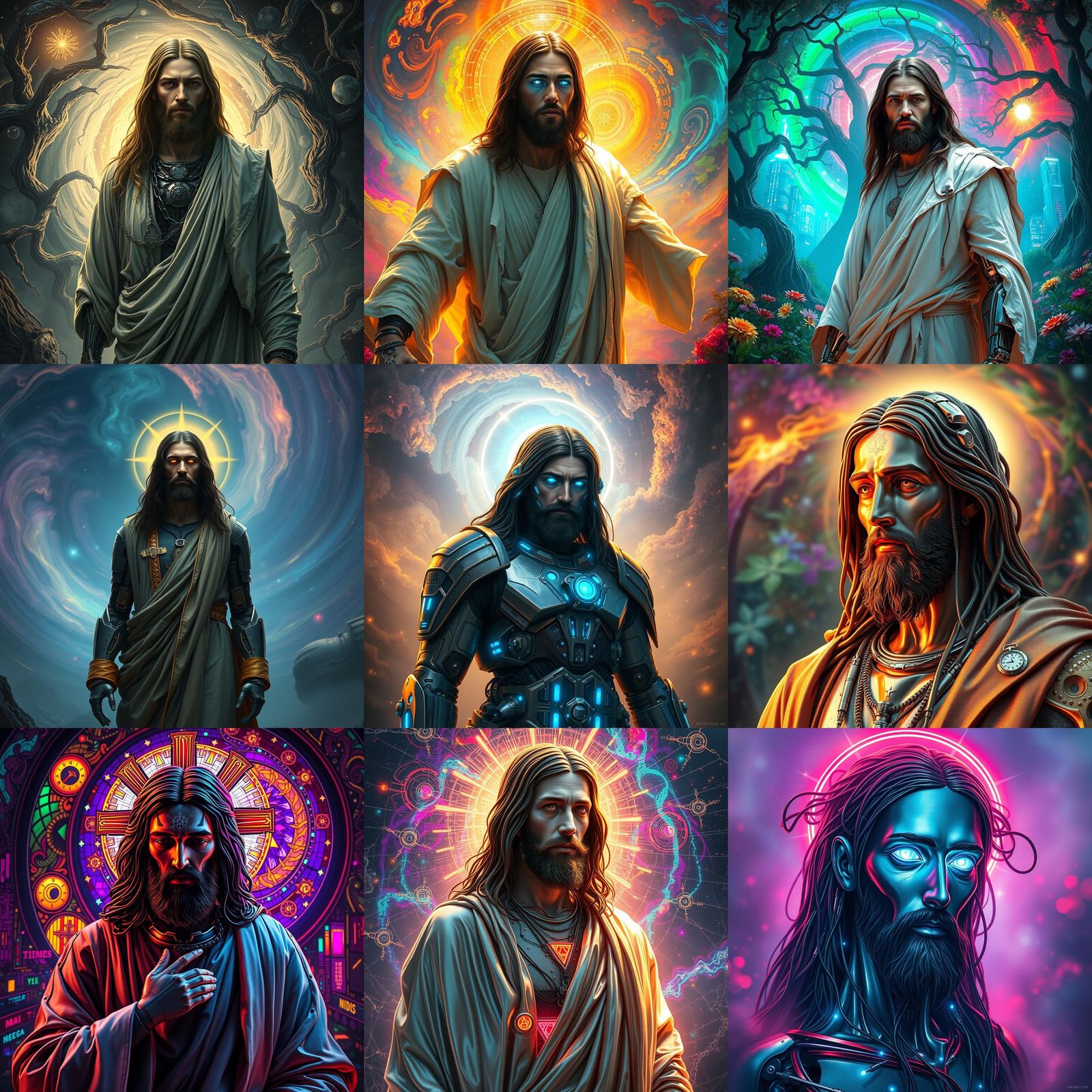 Cybernetic Jesus at the Crossroads of Time