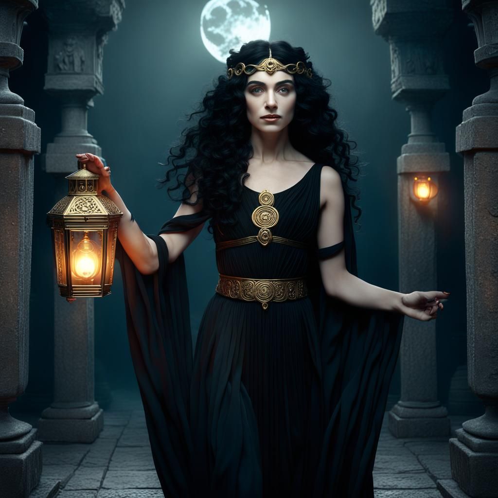 Greek Goddess Hekate Leading the Way