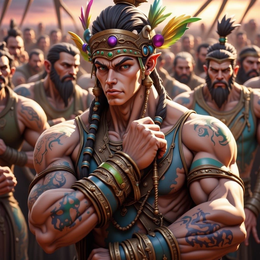 Surreal Pirate Cultivator in Industrial Light and Magic Styl...