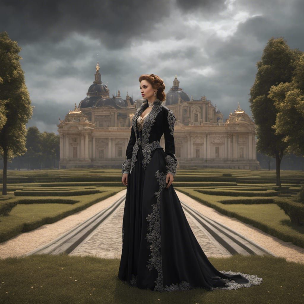 Baroque Beauty in Moody Vintage Style