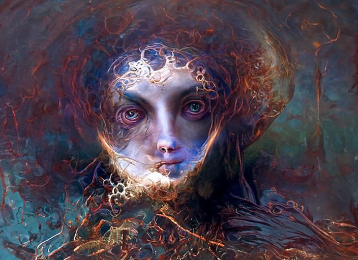 Haunted Portrait of Cassandra the Prophetess