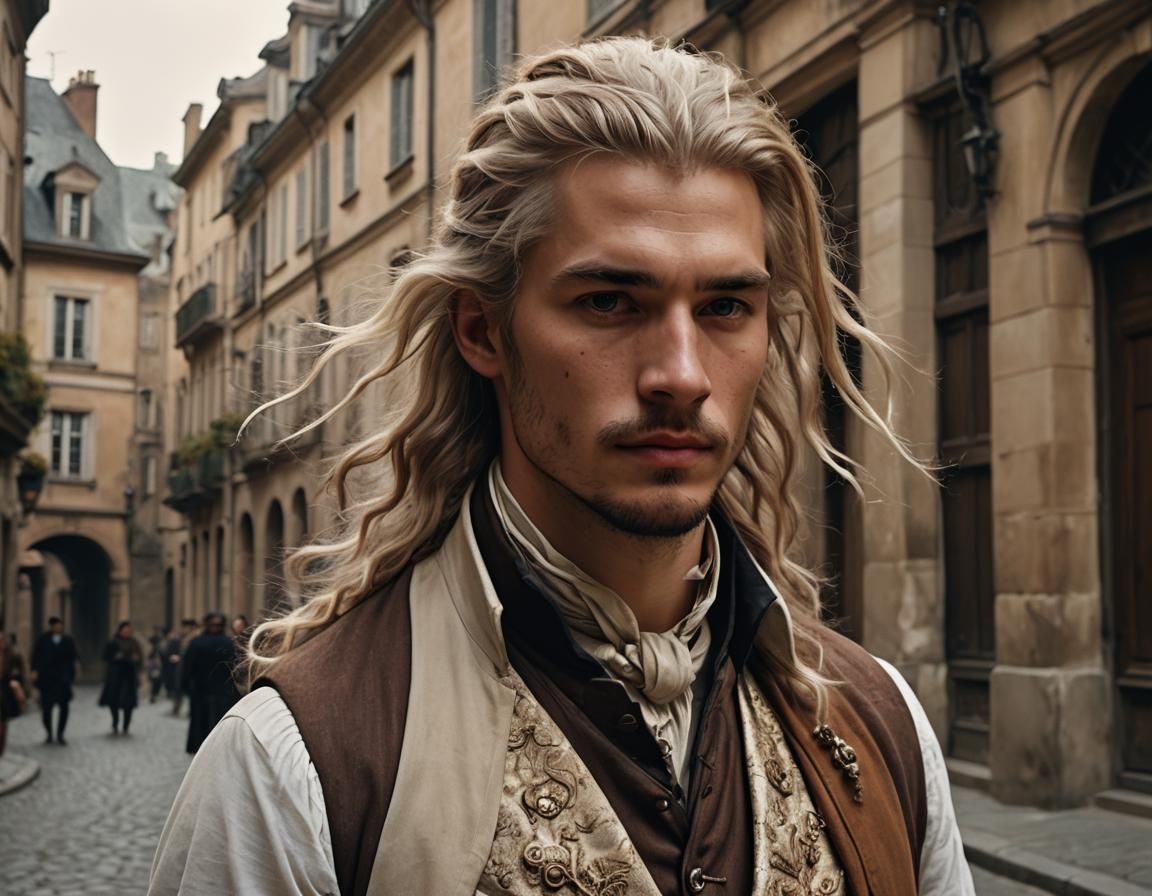 Baroque Young Man in 17th Century France