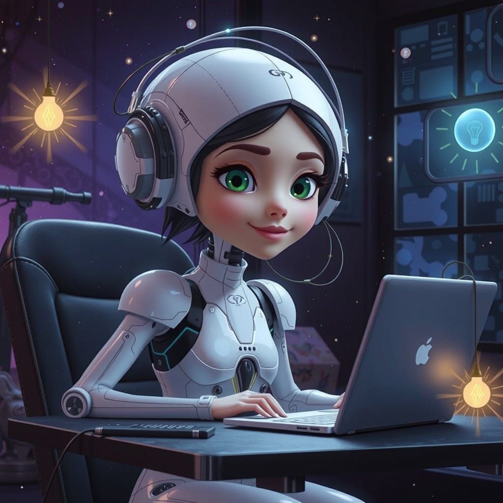 Disney-Inspired Cloud Chatbot with Magical Glow