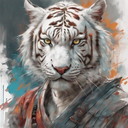 AI Generated Image of a Tiger