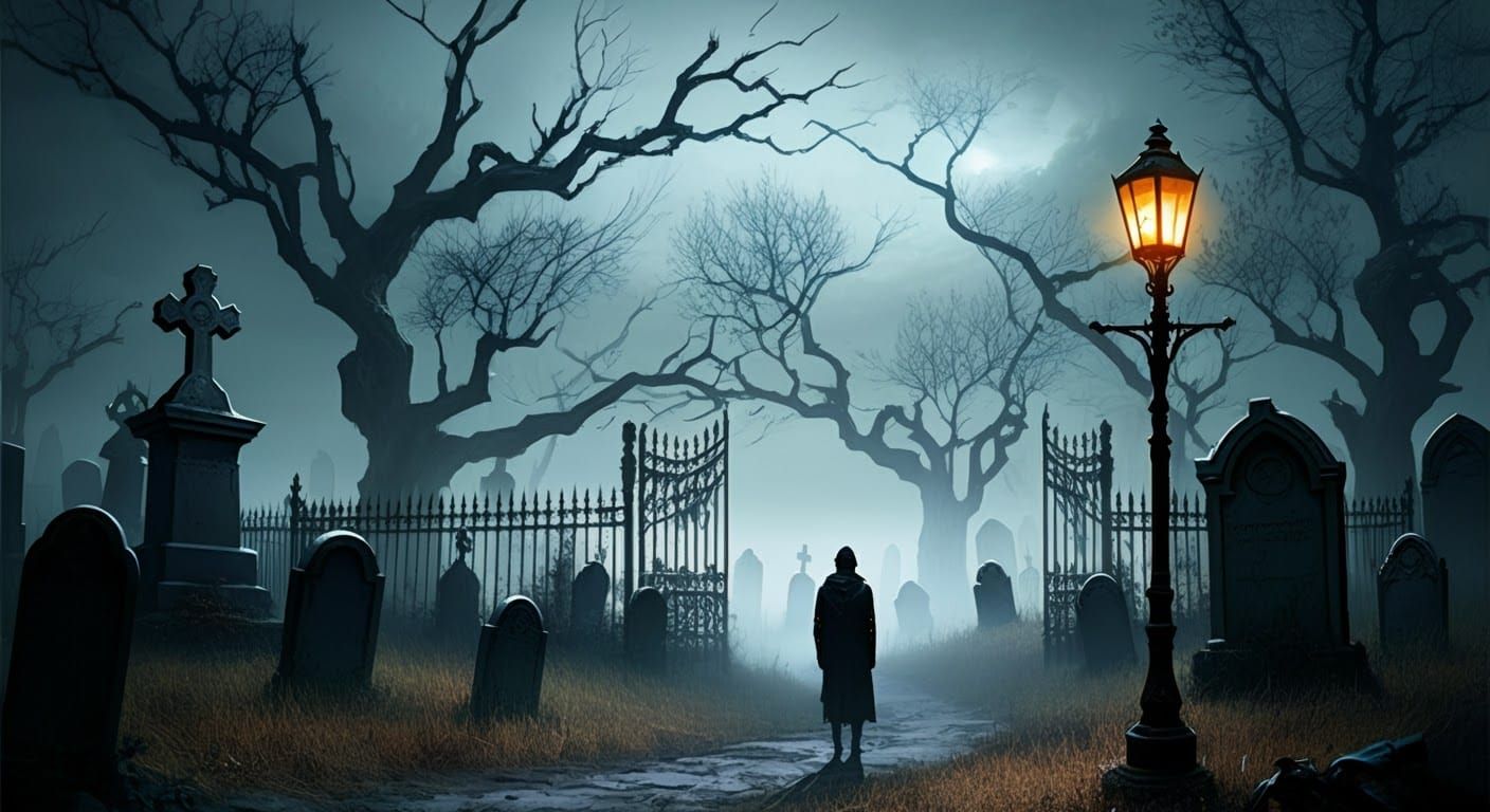 Forsaken Graveyard in Dark Gothic Style