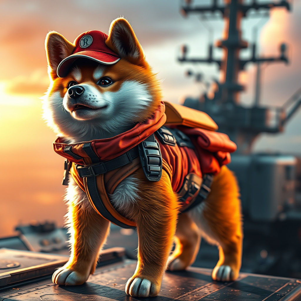 Military Search and Rescue Shiba Inu Puppy