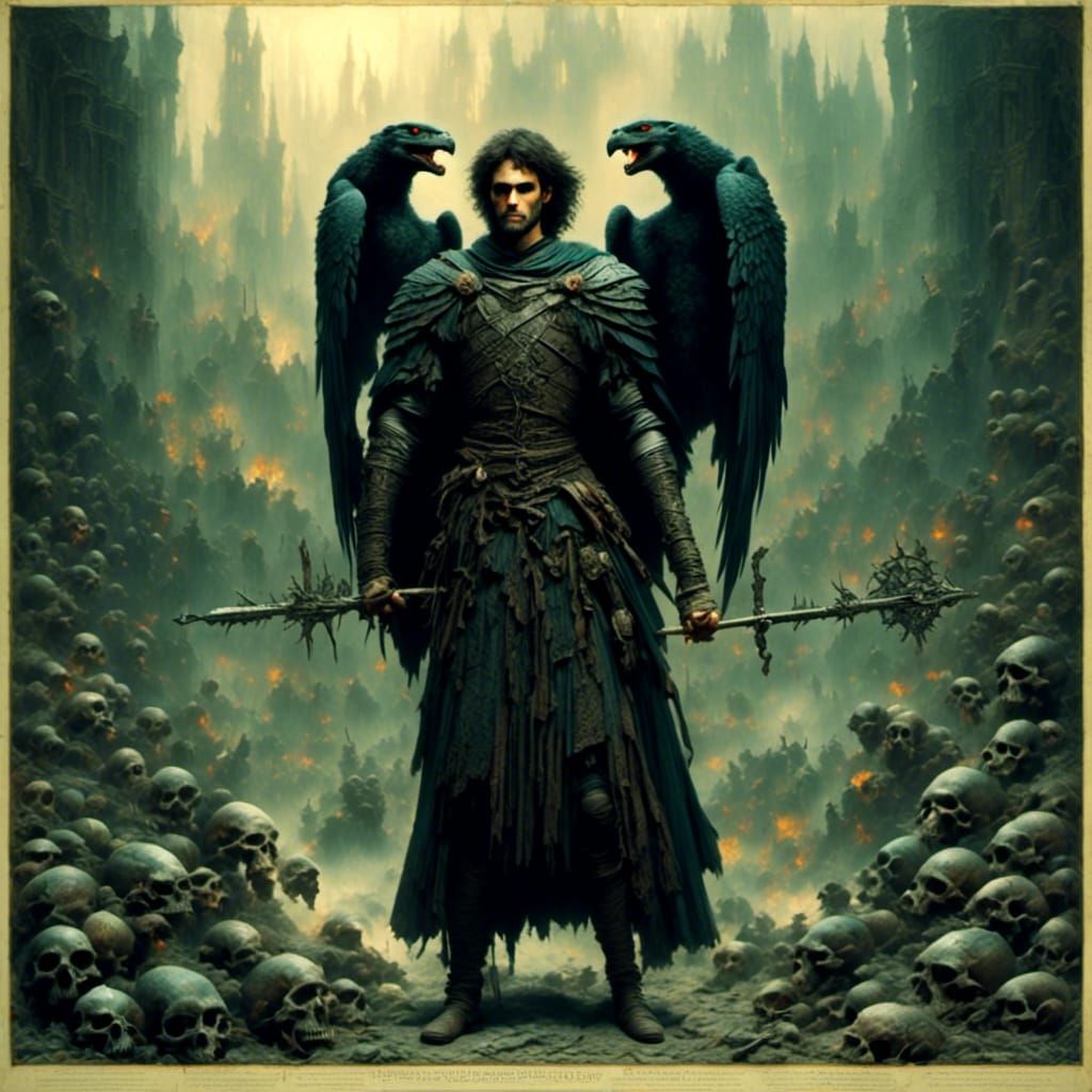 Dragons in Abstract 3D Digital Art