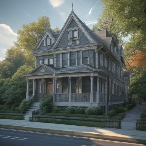 Majestic Queen Anne Duplex Under Siege by Mysterious UFOs