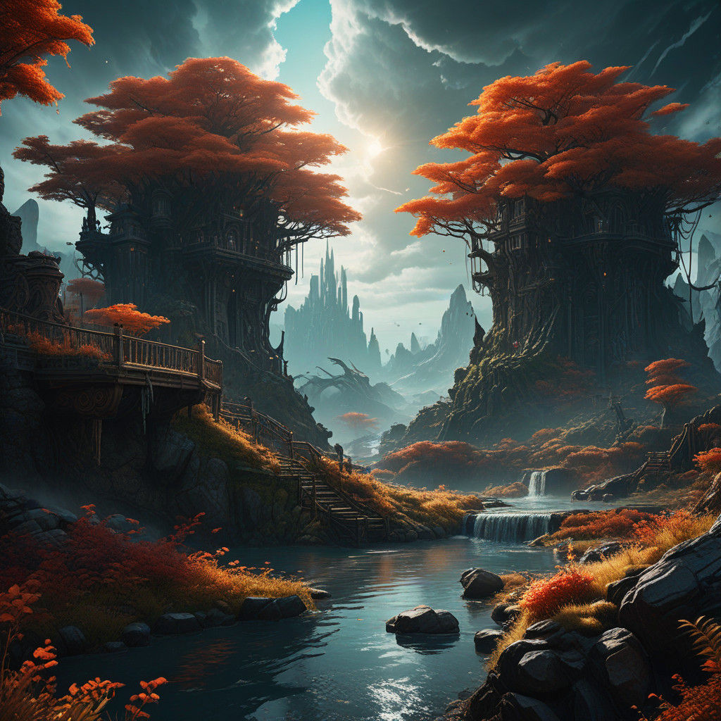 Ethereal Spires of Twin Destiny