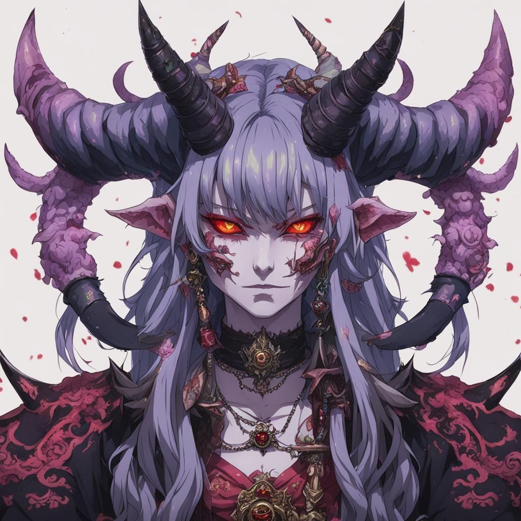 Devious Satureya Demon in Digital Art