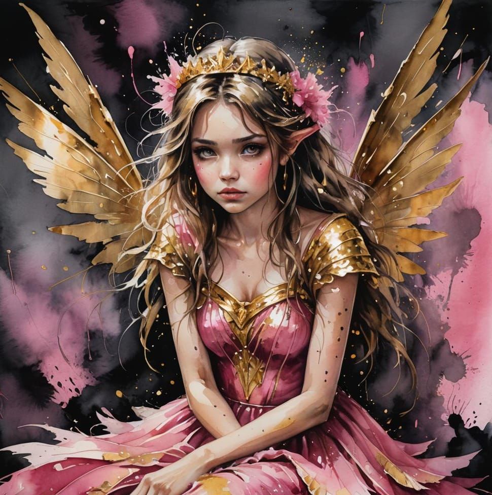Pouty Pink Fairy