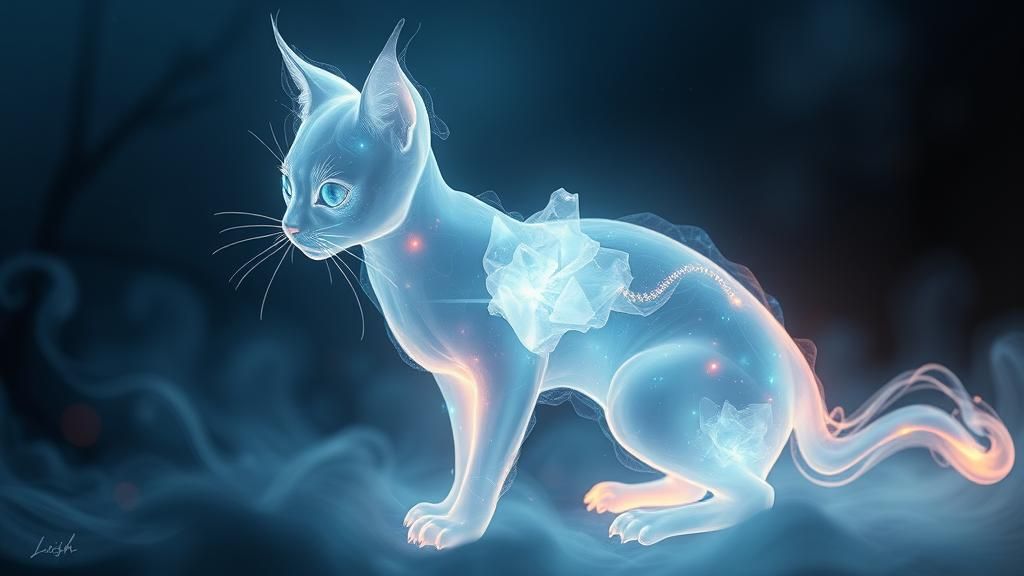 Translucent Ghost Cat