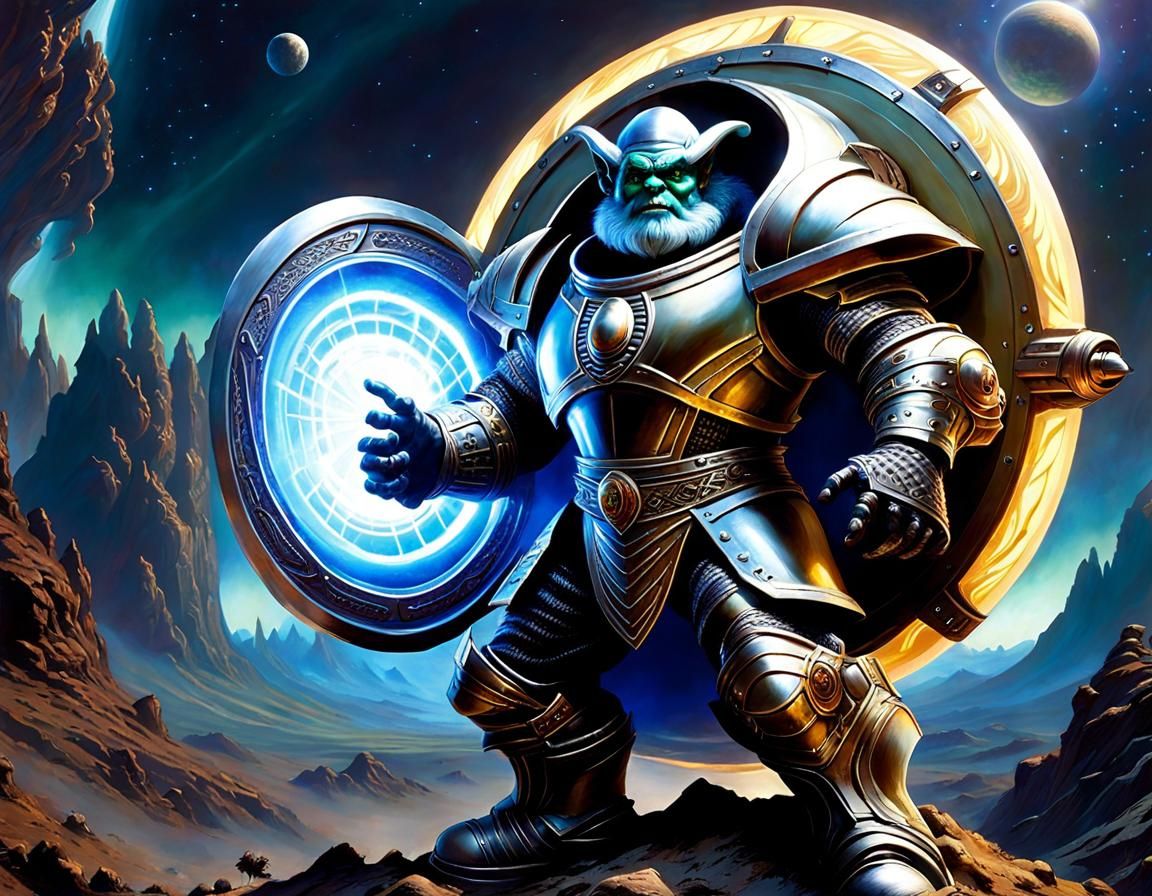 Shielded Space Dwarf