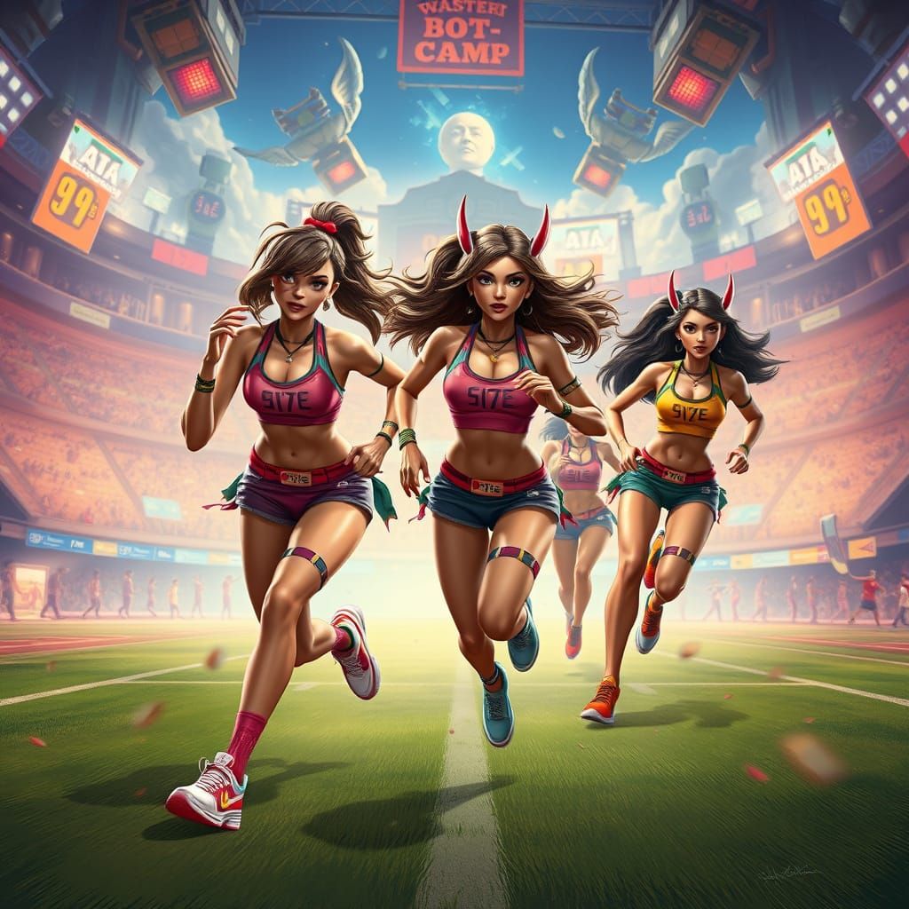 Fierce Vixen Runners Conquer Charity Boot Camp in Vibrant Fa...