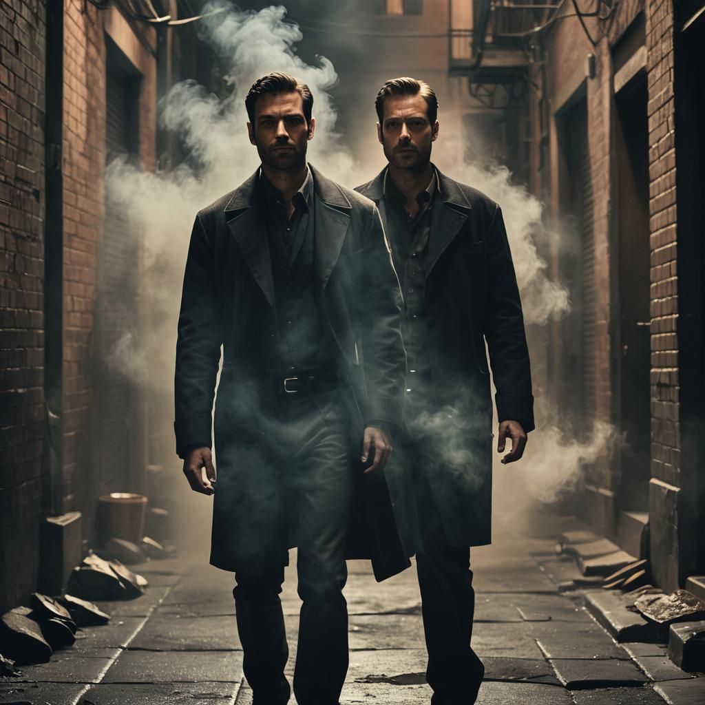 Lucifer Morningstar: Cinematic Still in Moody Lighting