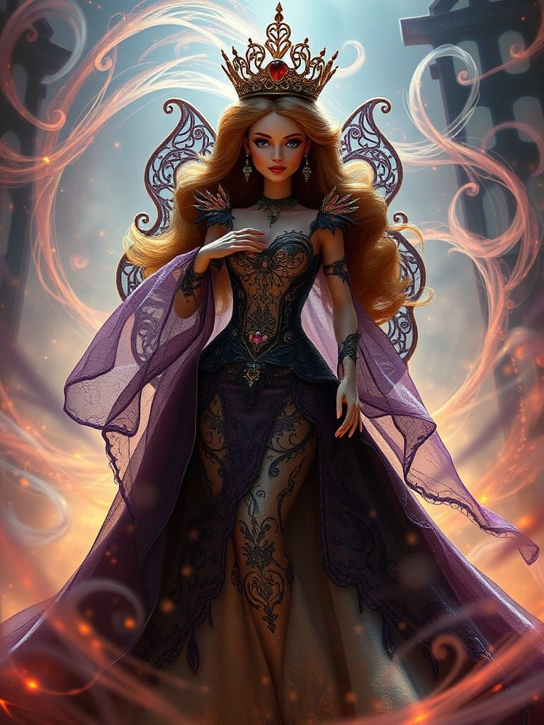 Dark Fantasy Barbie Queen Reigns Supreme