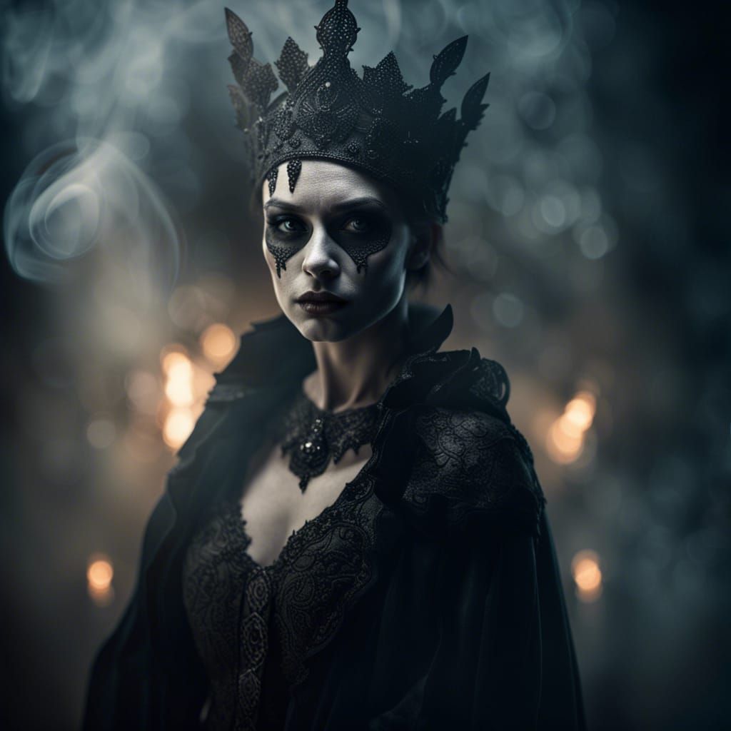 Queen of the Underworld: Dark Fantasy Portrait