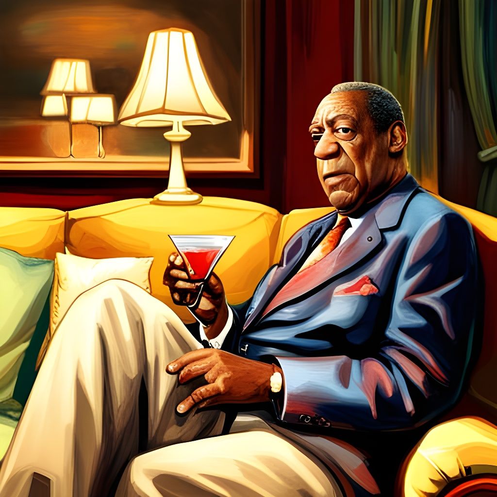 Scary Bill Cosby has a special drink for you…
