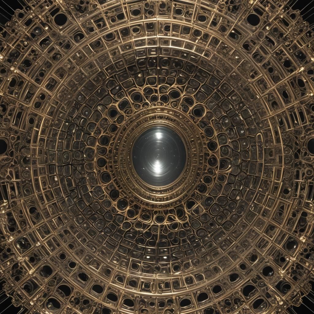 Fractal Infinity Mirror Illusion